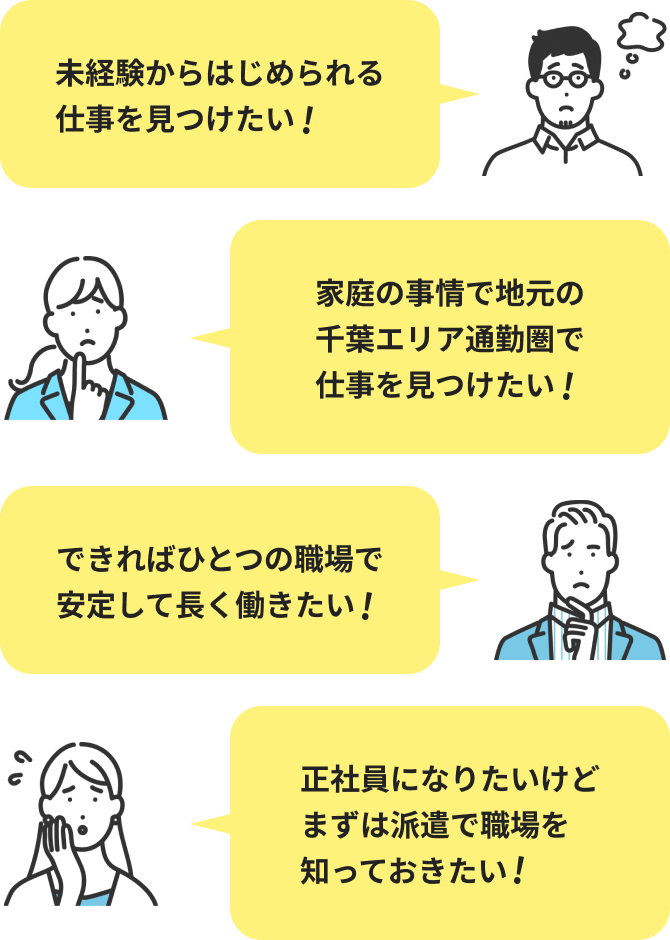こんなお悩みを持つ方へ